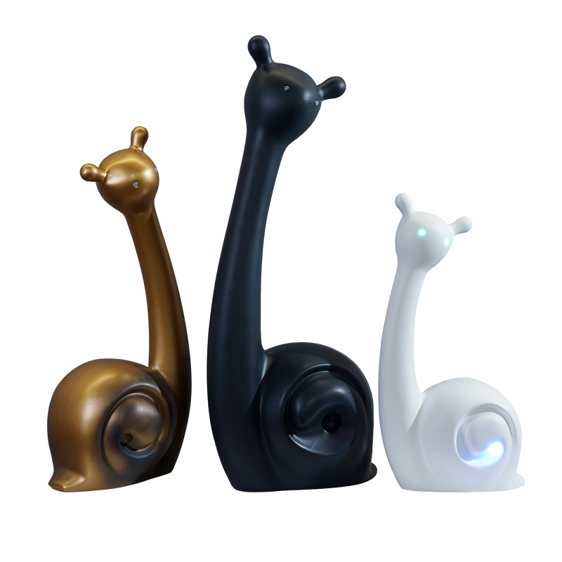 Настольная лампа в виде улитки Snail Lamp Белый Золотой Черный Настольная лампа в виде улитки Snail Lamp Белый Золотой Черный в Липецке | Loft Concept