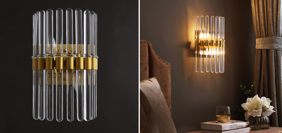 Бра Glass Tubes Sconces Бра Glass Tubes Sconces - Loft-Concept в Липецке