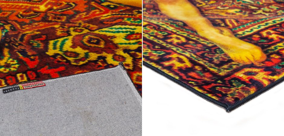 Ковер Seletti Rectangular Rug Lady on Carpet Ковер Seletti Rectangular Rug Lady on Carpet - Loft-Concept в Липецке