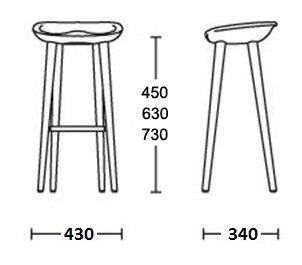 Барный стул Craig Bassam Tractor Counter Stool Барный стул Craig Bassam Tractor Counter Stool в Липецке