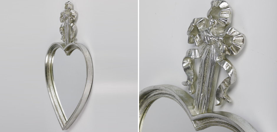 Зеркало Mirror Heart Серебристое Зеркало Mirror Heart Серебристое - Loft-Concept в Липецке