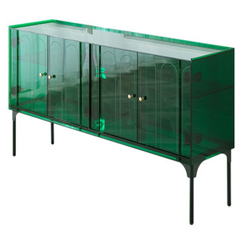 Зеленый комод из акрила Green Acrylic Furniture Chest of Drawers Зеленый Зеленый комод из акрила Green Acrylic Furniture Chest of Drawers Зеленый в Липецке | Loft Concept