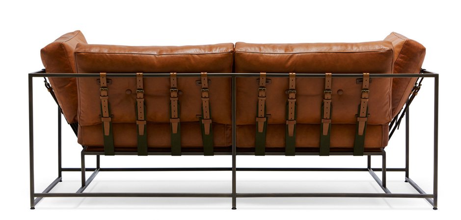 Двухместный диван Two Seat Encounter Leather Sofa Двухместный диван Two Seat Encounter Leather Sofa - Loft-Concept в Липецке