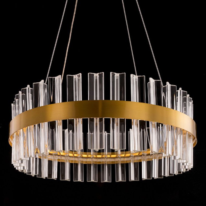 Круглая Люстра Кольцо Хрусталь диаметр 40 см RING Saturno Not Baroncelli Brass Латунь Прозрачное Стекло Круглая Люстра Кольцо Хрусталь диаметр 40 см RING Saturno Not Baroncelli Brass Латунь Прозрачное Стекло в Липецке | Loft Concept