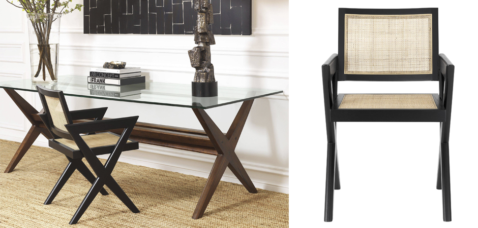 Стул Eichholtz Dining Chair Augustin black Стул Eichholtz Dining Chair Augustin black - Loft-Concept в Липецке