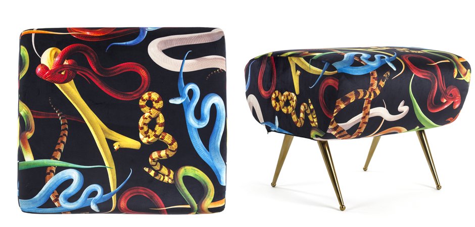 Оттоманка Seletti Pouf Snakes Оттоманка Seletti Pouf Snakes - Loft-Concept в Липецке