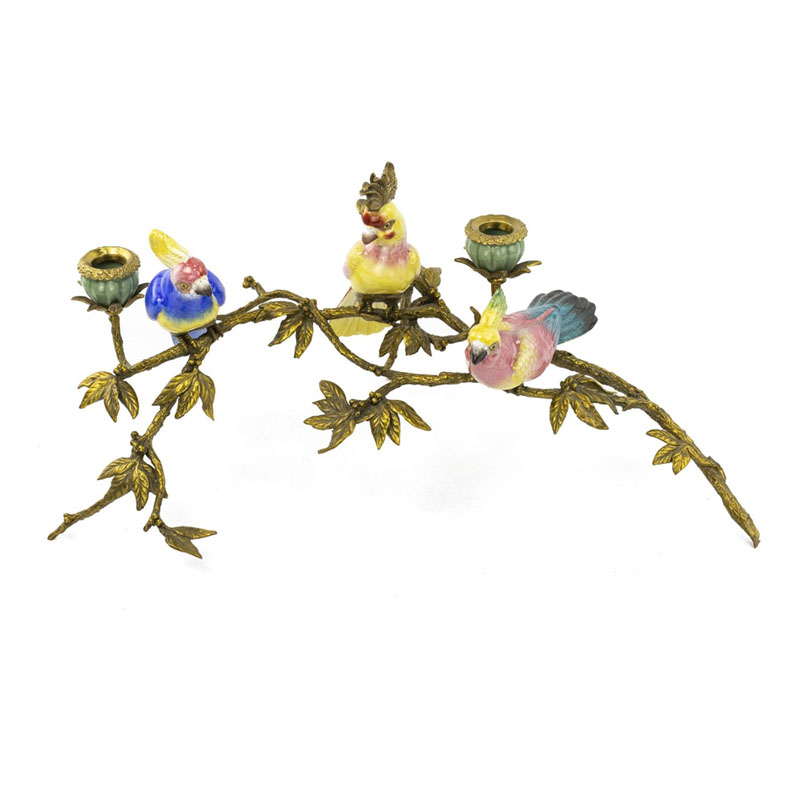 Подсвечник Birds On A Branch Eden Garden Мульти Подсвечник Birds On A Branch Eden Garden Мульти в Липецке | Loft Concept
