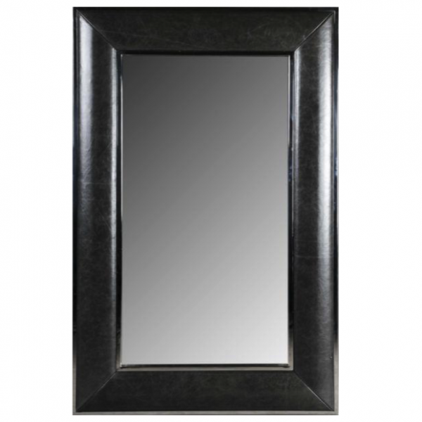 Зеркало настенное Leather Lux Mirror Square Коричневый Зеркало настенное Leather Lux Mirror Square Коричневый в Липецке | Loft Concept
