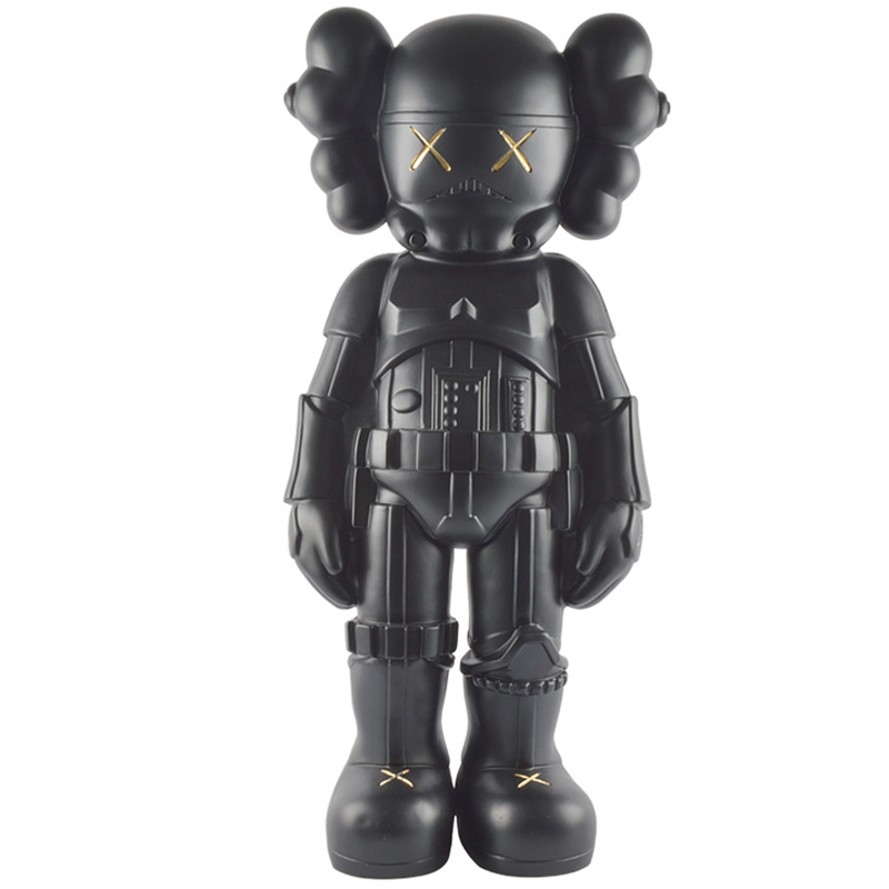 Статуэтка KAWS Black Soldier Gold X Черный Золотой Статуэтка KAWS Black Soldier Gold X Черный Золотой в Липецке | Loft Concept