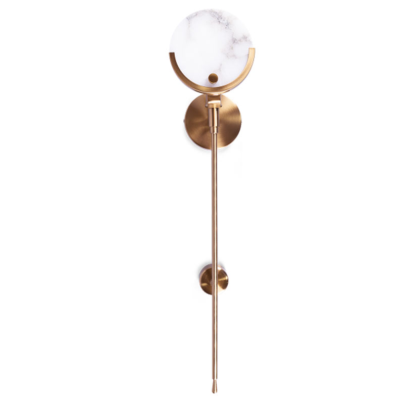 Бра Levanzo Sconce Золотой Белое матовое стекло Бра Levanzo Sconce Золотой Белое матовое стекло в Липецке | Loft Concept