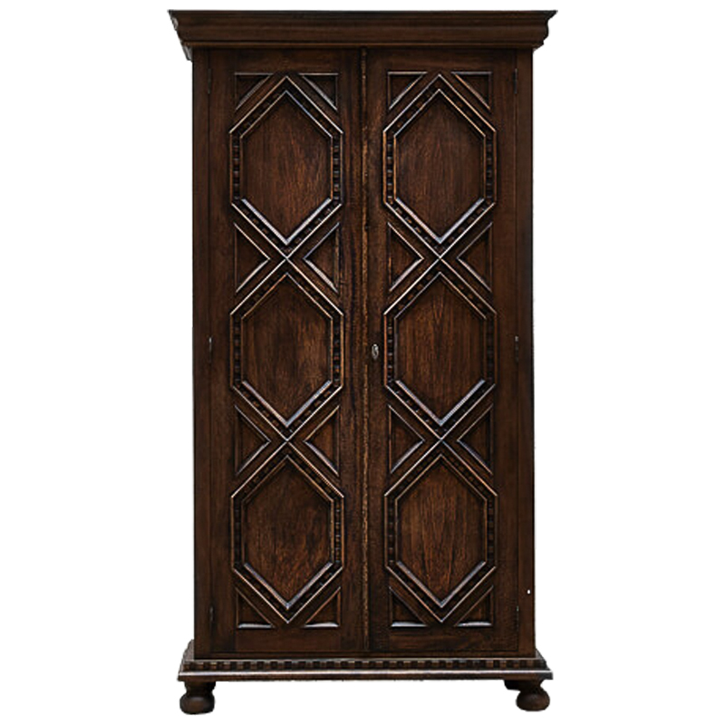 Шкаф Rhombuses Wardrobe Коричневый в Липецке | Loft Concept 