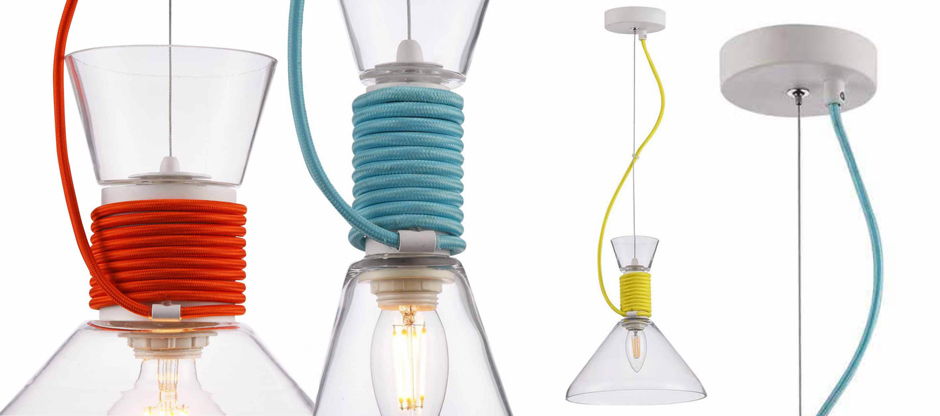 Подвесной Светильник Lamp With Multi-Colored Ropes Подвесной Светильник Lamp With Multi-Colored Ropes - Loft-Concept в Липецке