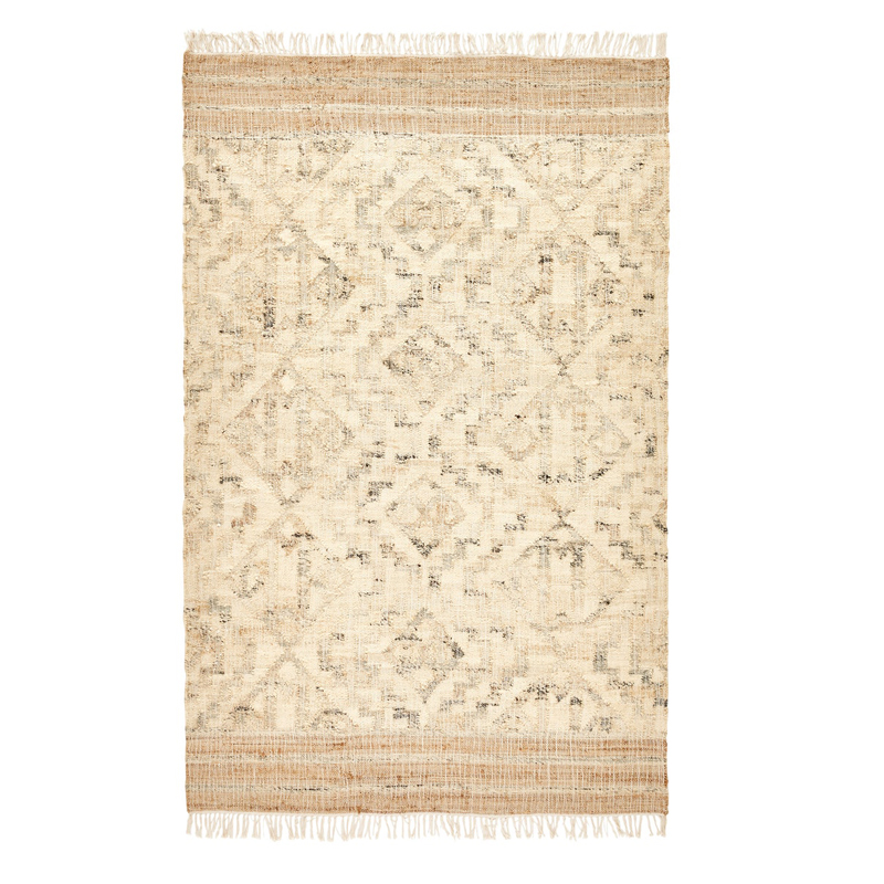 Ковер Graphic Carpet джут и хлопок Бежевый Серый Ковер Graphic Carpet джут и хлопок Бежевый Серый в Липецке | Loft Concept