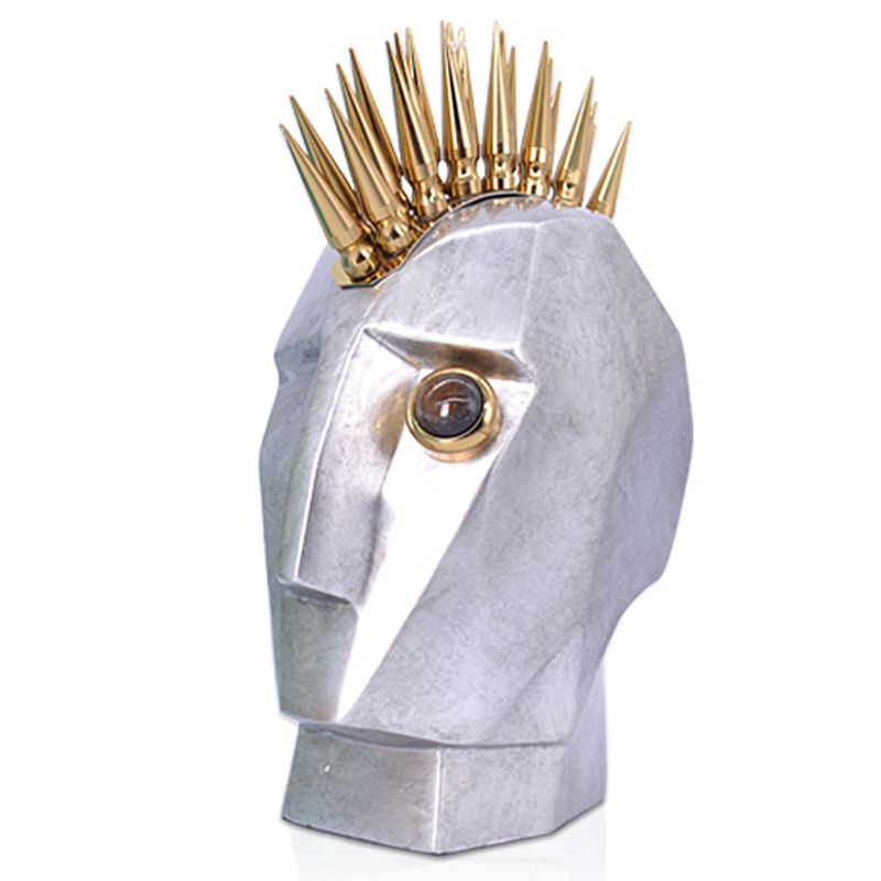 Аксессуар Kelly Wearstler Head Trip Sculpture Silver Серебряный Глянцевое золото Аксессуар Kelly Wearstler Head Trip Sculpture Silver Серебряный Глянцевое золото в Липецке | Loft Concept