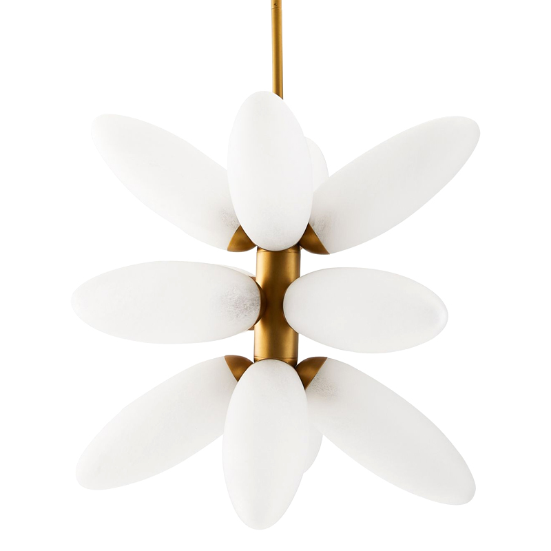 Люстра Arteriors STARLING CHANDELIER Золотой Белый Люстра Arteriors STARLING CHANDELIER Золотой Белый в Липецке | Loft Concept