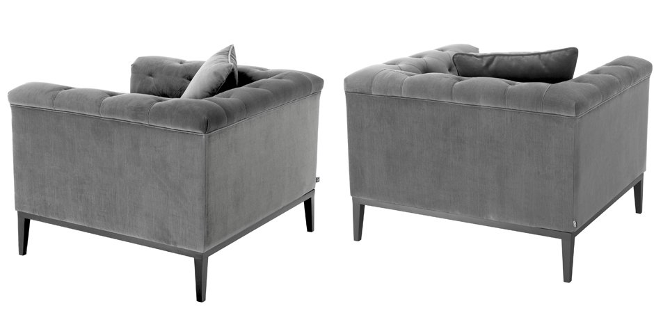 Кресло Eichholtz Chair Cesare Grey Кресло Eichholtz Chair Cesare Grey - Loft-Concept в Липецке