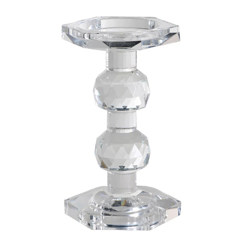 Подсвечник Glass Candlestick III Прозрачное Стекло Подсвечник Glass Candlestick III Прозрачное Стекло в Липецке | Loft Concept