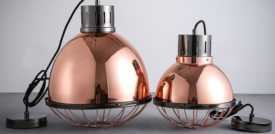 Подвесной светильник Ufo Copper Pendant Big Подвесной светильник Ufo Copper Pendant Big - Loft-Concept в Липецке