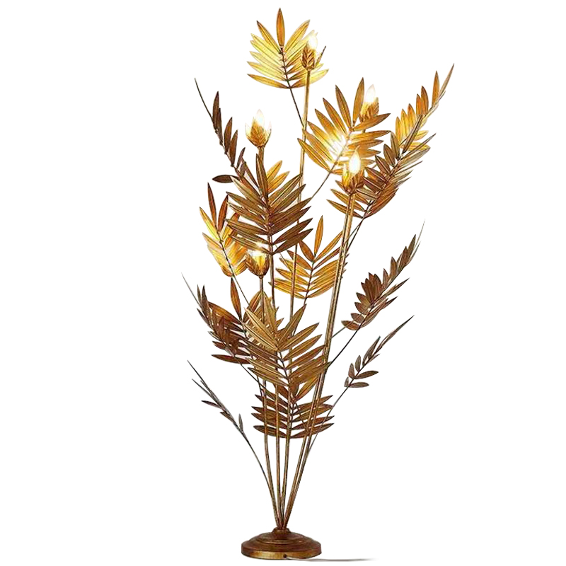 Торшер Palm Leaves Gold Las Palmas Floor Lamp Золотой Торшер Palm Leaves Gold Las Palmas Floor Lamp Золотой в Липецке | Loft Concept
