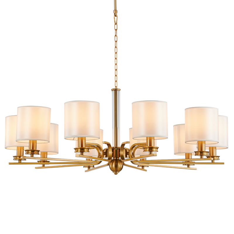 Люстра Armel Chandelier 94 Бронза Прозрачный Белый Люстра Armel Chandelier 94 Бронза Прозрачный Белый в Липецке | Loft Concept