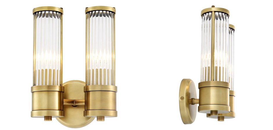 Бра Wall Lamp Claridges Dual Brass - Loft-Concept в Липецке