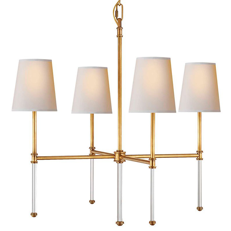 Люстра Nicoleta Gold Chandelier Золотой Белый Люстра Nicoleta Gold Chandelier Золотой Белый в Липецке | Loft Concept