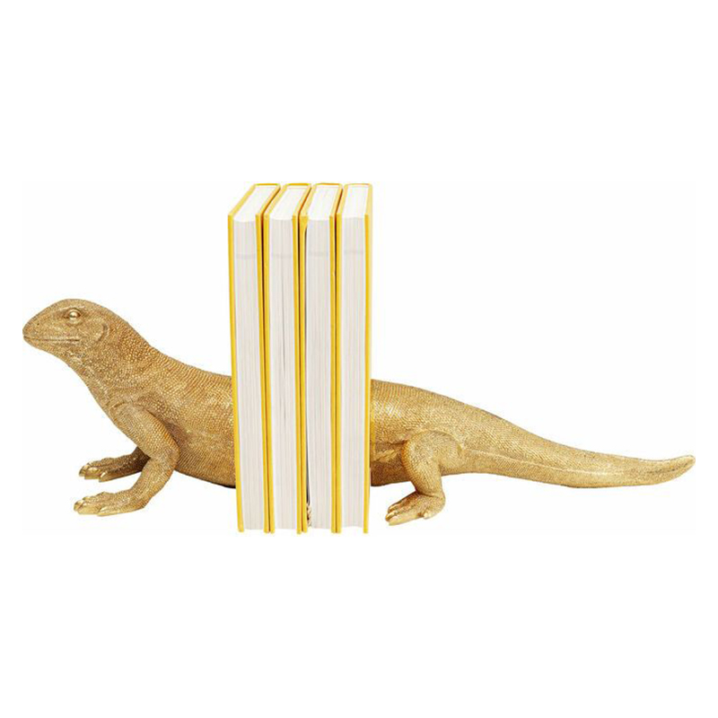 Держатель для книг фигурка Ящерица Lizard Золотой Держатель для книг фигурка Ящерица Lizard Золотой в Липецке | Loft Concept