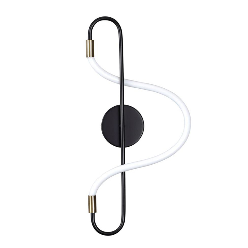 Бра GLORIFY WALL Black Wall lamp 50 Черный Белый Бра GLORIFY WALL Black Wall lamp 50 Черный Белый в Липецке | Loft Concept