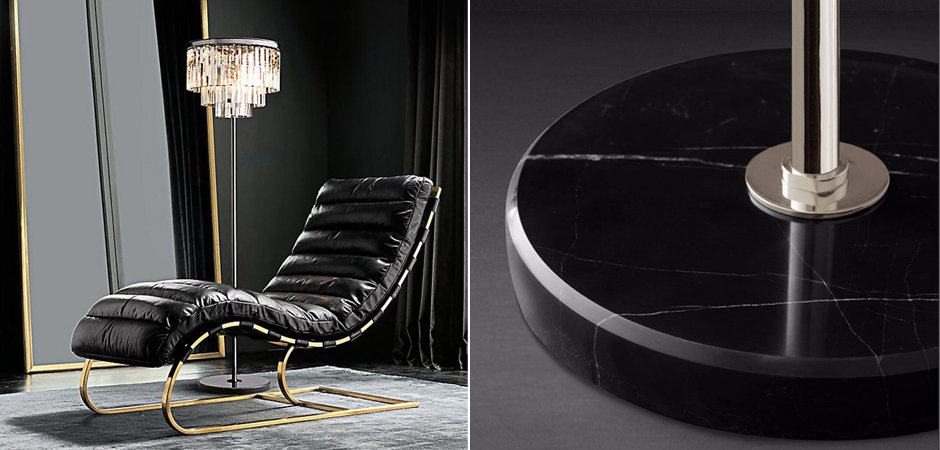 Торшер RH Odeon Floor Lamp Chrome Торшер RH Odeon Floor Lamp Chrome - Loft-Concept в Липецке