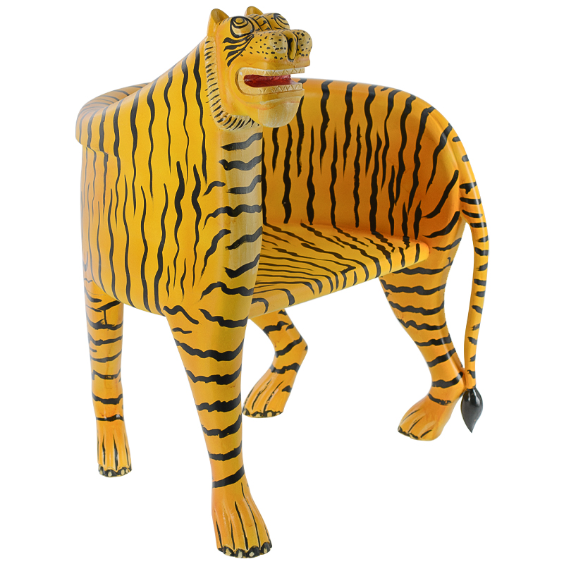 Кресло Tiger Armchair Желтый Черный Красный Кресло Tiger Armchair Желтый Черный Красный в Липецке | Loft Concept