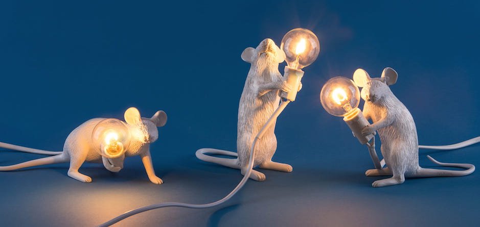 Настольная лампа Seletti Mouse Настольная лампа Seletti Mouse - Loft-Concept в Липецке
