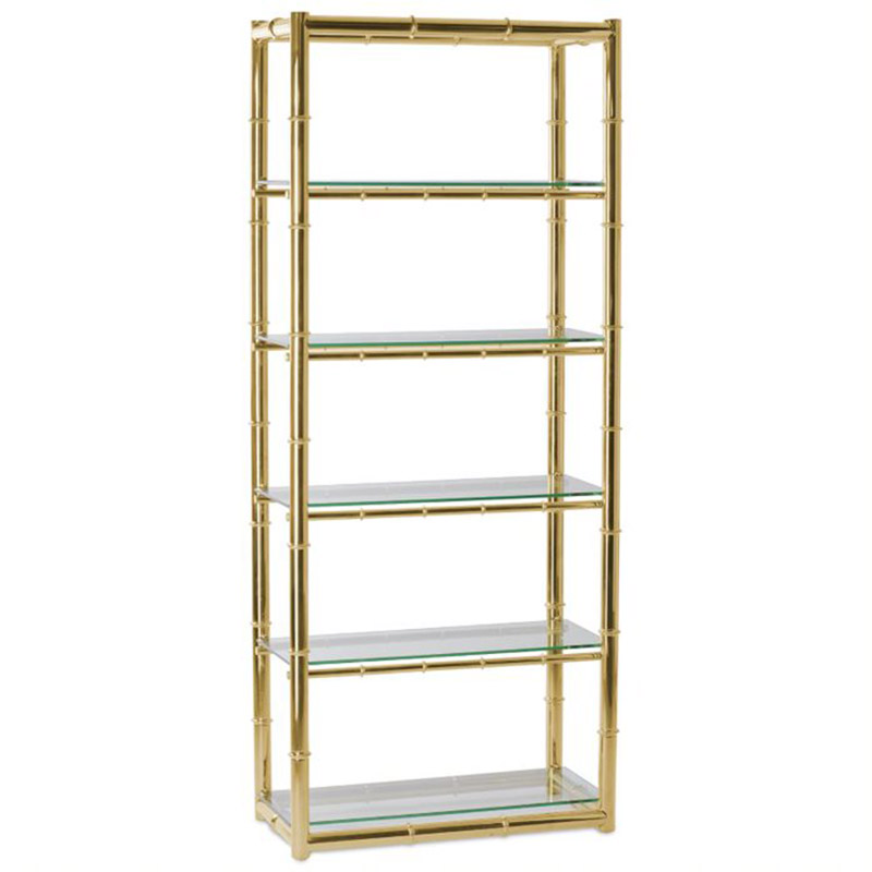 Стеллаж Jobet Rack Глянцевое золото Стеллаж Jobet Rack Глянцевое золото в Липецке | Loft Concept