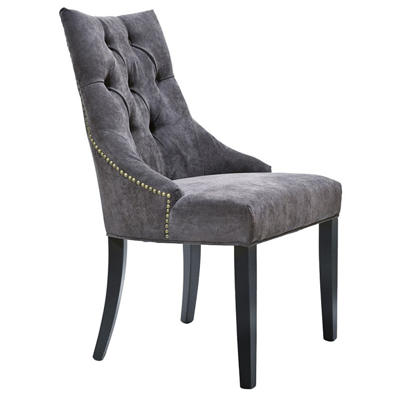 Стул Roper Chair Серый Черный Стул Roper Chair Серый Черный в Липецке | Loft Concept