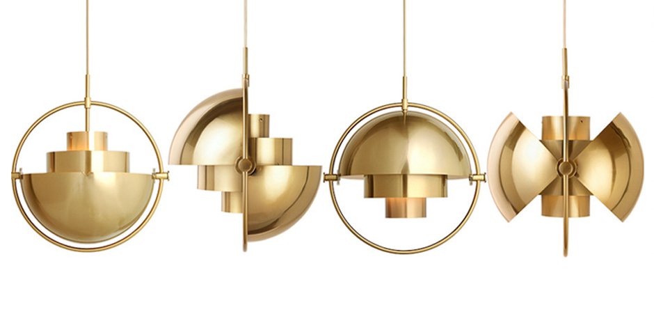 Светильник Louis Weisdorff Multi-lite Pendant Gold Светильник Louis Weisdorff Multi-lite Pendant Gold - Loft-Concept в Липецке