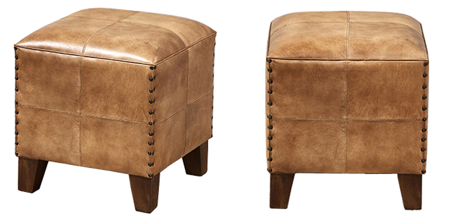 Пуф Leather Cube Puff Пуф Leather Cube Puff - Loft-Concept в Липецке