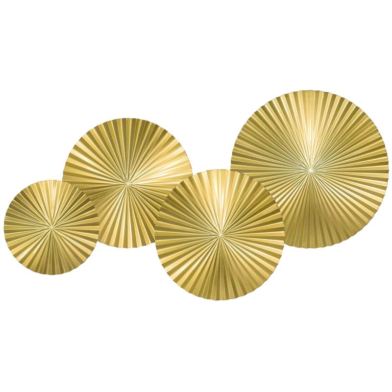 Арт-объект Apollo Gold Wall Plaque Disc 4 Золотой Арт-объект Apollo Gold Wall Plaque Disc 4 Золотой в Липецке | Loft Concept
