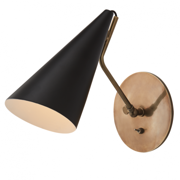 Бра VC light CLEMENTE wall lamp black Черный Бра VC light CLEMENTE wall lamp black Черный в Липецке | Loft Concept