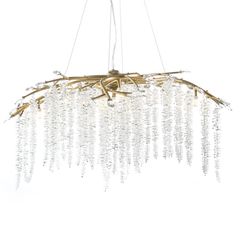 Люстра Orabel Led Chandelier Золотой Прозрачный (Transparent) Люстра Orabel Led Chandelier Золотой Прозрачный (Transparent) в Липецке | Loft Concept