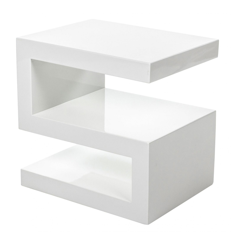Приставной стол Ophelia Side Table Белый Приставной стол Ophelia Side Table Белый в Липецке | Loft Concept