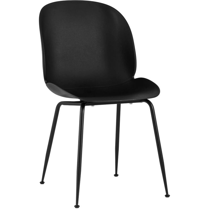 Стул Пластиковый Черный цвет Vendramin Chair Черный Стул Пластиковый Черный цвет Vendramin Chair Черный в Липецке | Loft Concept