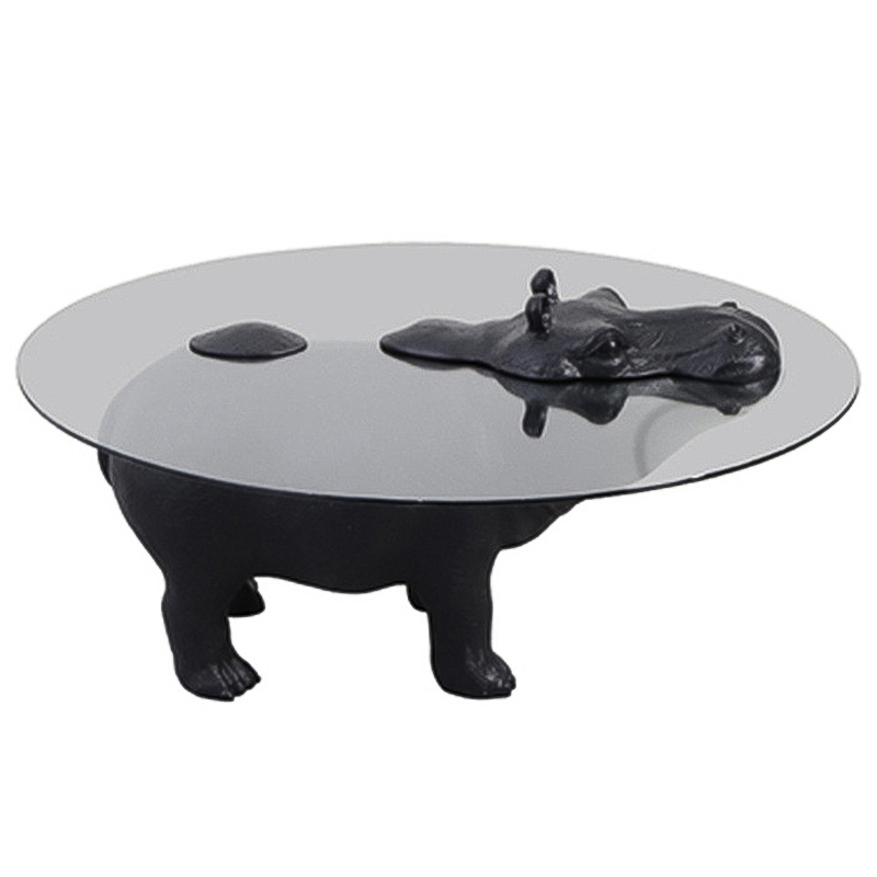 Кофейный Стол Бегемот Hippo Stands Coffee Table Черный Прозрачное Стекло Кофейный Стол Бегемот Hippo Stands Coffee Table Черный Прозрачное Стекло в Липецке | Loft Concept