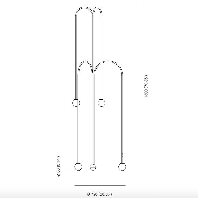 Торшер Michael Anastassiades Fontana Amorosa Crossette Торшер Michael Anastassiades Fontana Amorosa Crossette в Липецке