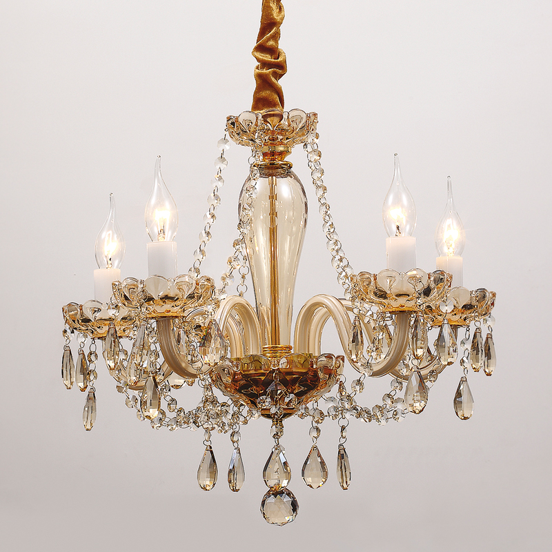 Люстра Marcelon Chandelier 45 Золотой Шампань Глянцевое золото Люстра Marcelon Chandelier 45 Золотой Шампань Глянцевое золото в Липецке | Loft Concept