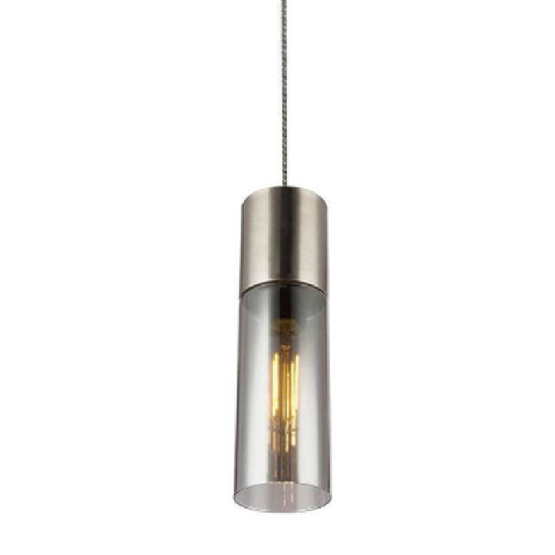 Подвесной светильник Cylinder Plafond nickel Дымчатый (Smoke) Никель Подвесной светильник Cylinder Plafond nickel Дымчатый (Smoke) Никель в Липецке | Loft Concept