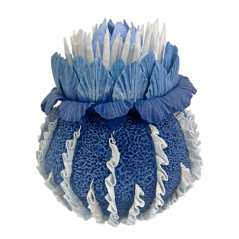 Статуэтка тропический фрукт Pandora Tropical Blue and White Fruit Синий Белый Статуэтка тропический фрукт Pandora Tropical Blue and White Fruit Синий Белый в Липецке | Loft Concept