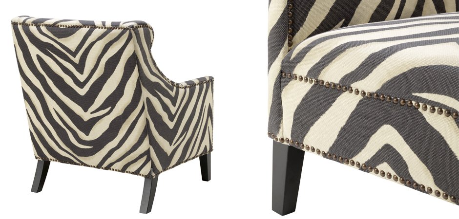 Кресло Chair Jenner Zebra Кресло Chair Jenner Zebra - Loft-Concept в Липецке