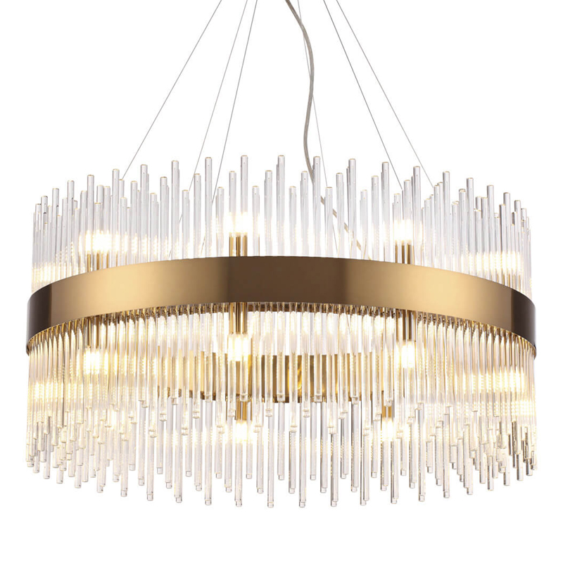 Люстра Nembus Lynn Chandelier Бронза Прозрачный Люстра Nembus Lynn Chandelier Бронза Прозрачный в Липецке | Loft Concept