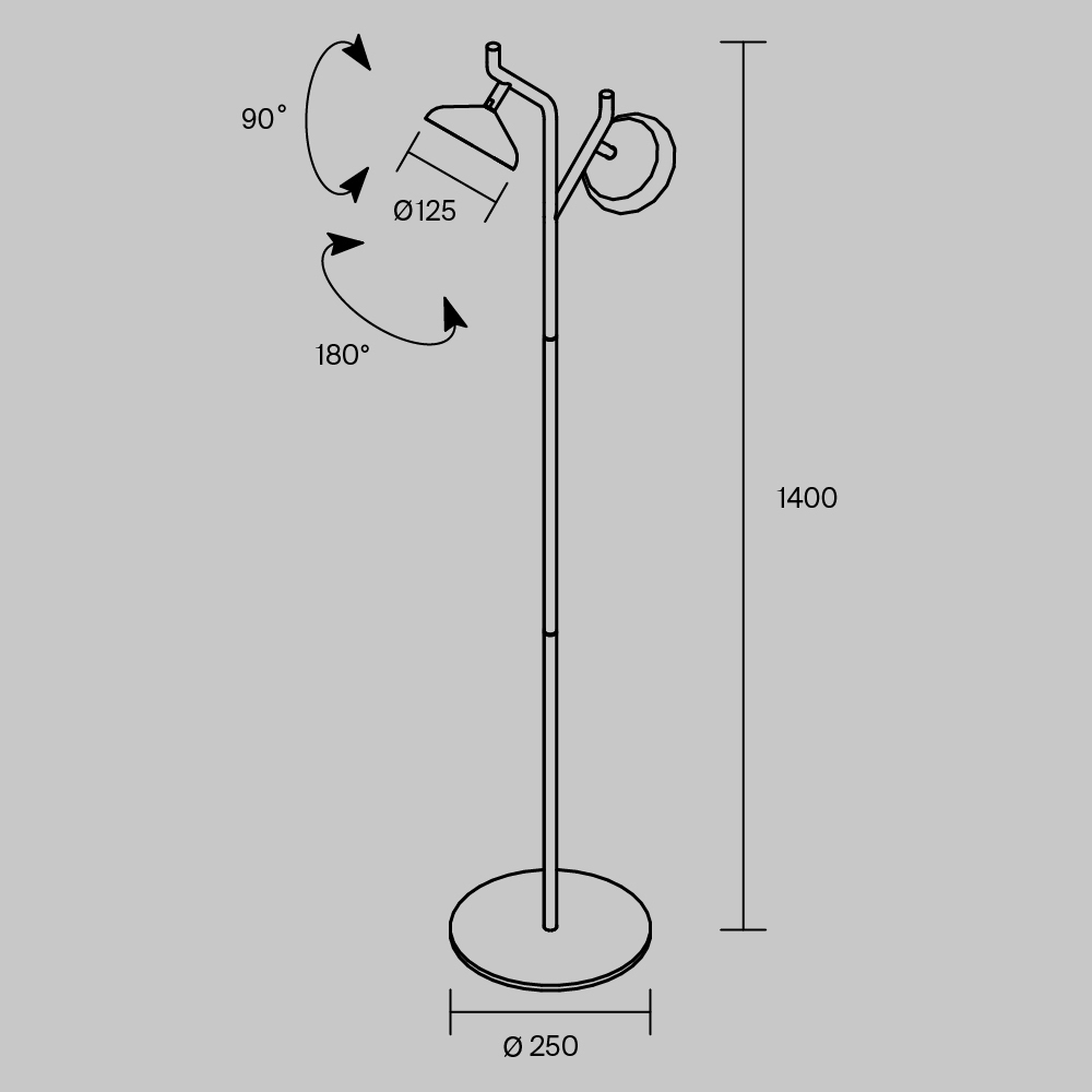 Напольный светильник Combo 3000-6000К 20Вт в Липецке