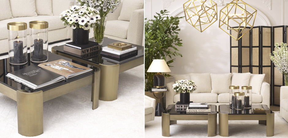 Кофейный стол Eichholtz Coffee Table Courrier Кофейный стол Eichholtz Coffee Table Courrier - Loft-Concept в Липецке