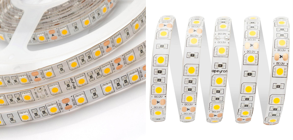 Светодиодная влагозащищенная лента 60Led/m 5050SMD дневной белый 5M Светодиодная влагозащищенная лента 60Led/m 5050SMD дневной белый 5M - Loft-Concept в Липецке
